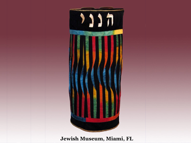 Torah Covers, Barbara Barron Judaic Art Lenox, MA and Delray Beach, FL